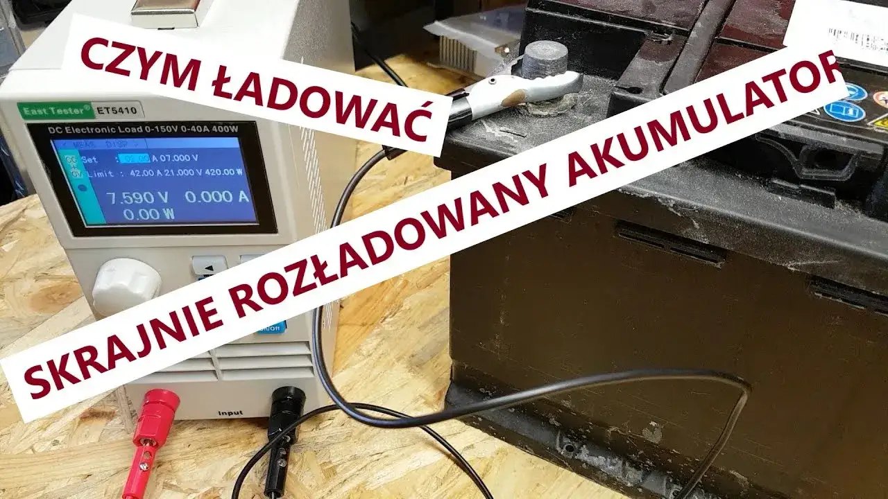 Zdjęcie Jak oszukac prostownik automatyczny i naładować rozładowany akumulator