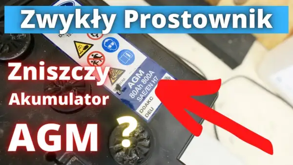 Czy akumulator AGM można ładować zwykłym prostownikiem? Uniknij zagrożeń!